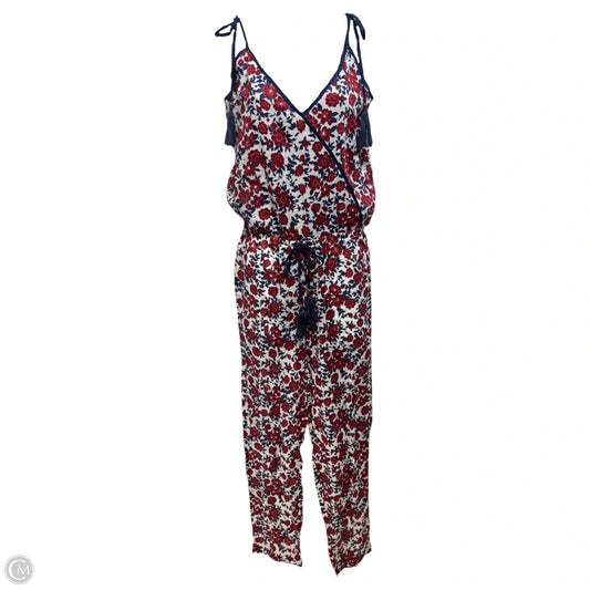 Cotton Lawn Tassel Jumpsuit By J. Crew In Multi-colored, Size: XXS