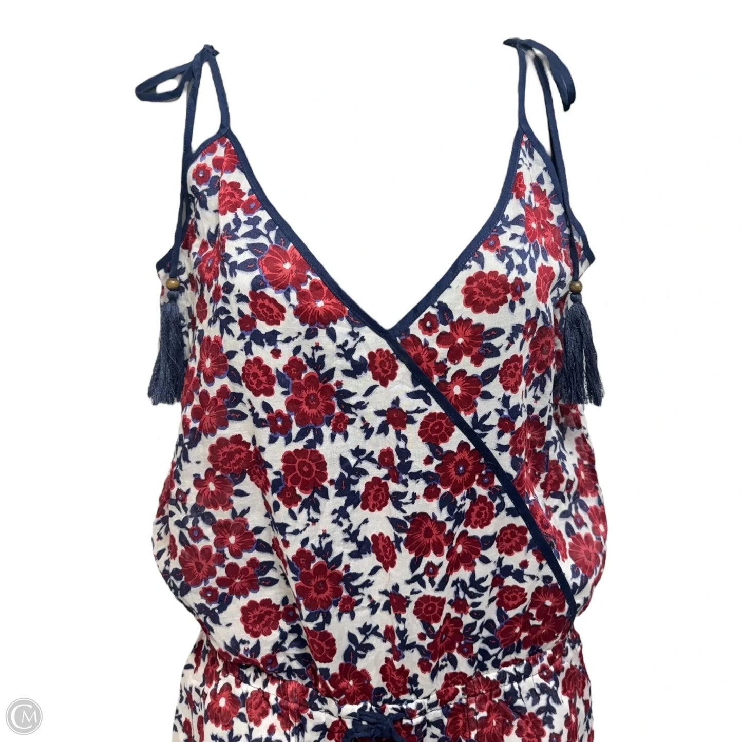 Cotton Lawn Tassel Jumpsuit By J. Crew In Multi-colored, Size: XXS