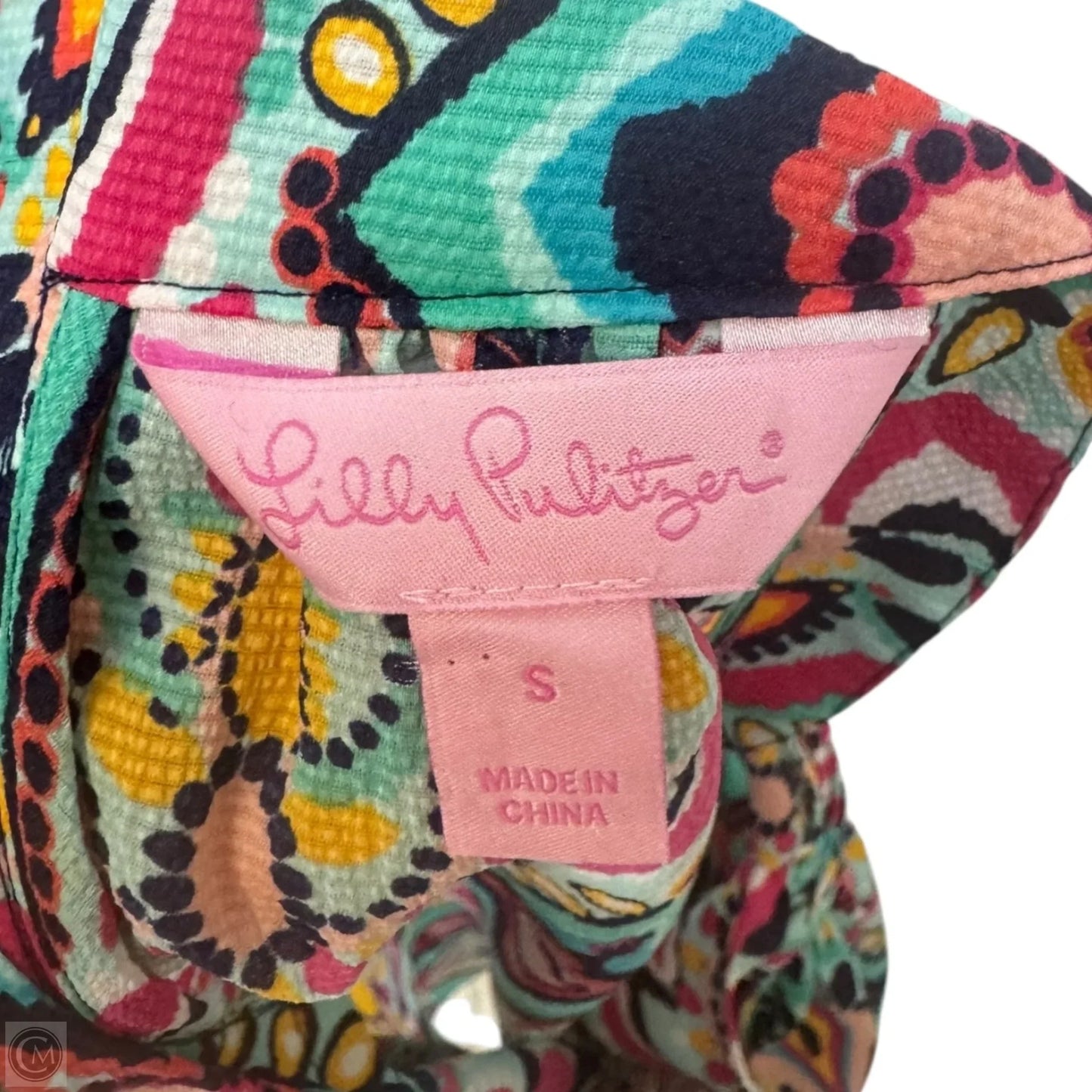 Rosina Halter Top Designer By Lilly Pulitzer In Multi Crown Jewels, Size: S