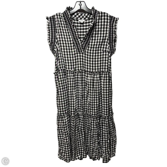 Dress Casual Midi By Crown And Ivy In Black & White, Size: L
