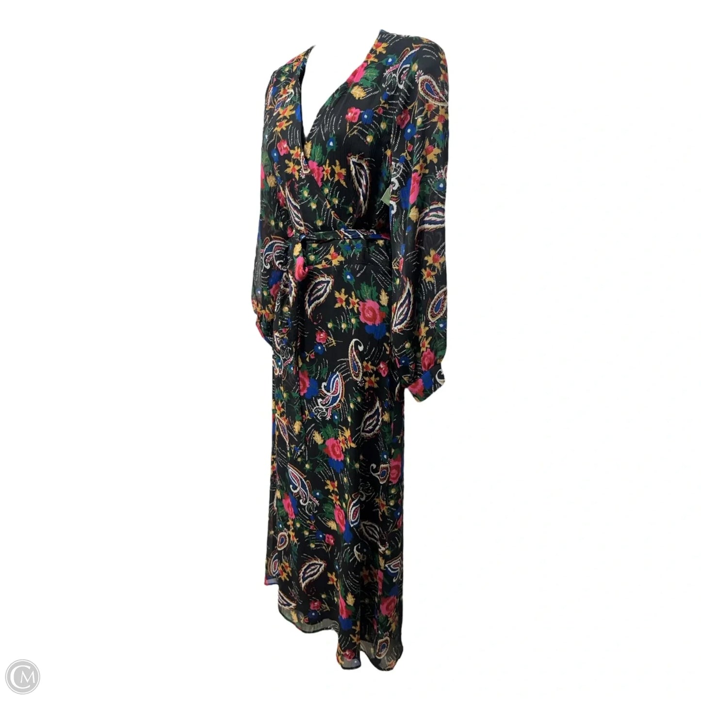 Crepe Weave Long Dress By La Fee Maraboutee In Multi-colored, Size: S