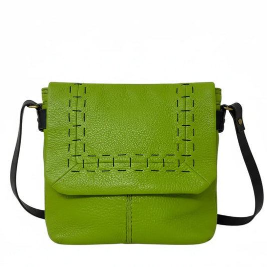 Crossbody Leather By Oryany, Size: Small