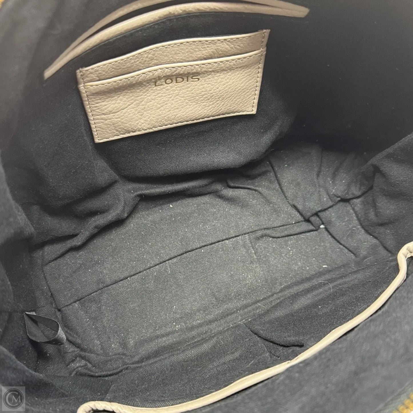 Ellie Satchel Handbag Leather By Lodis, Size: Medium