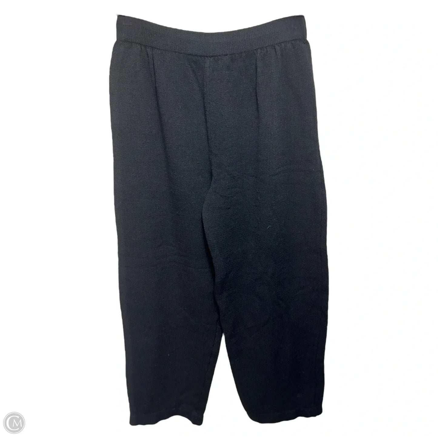 Knit Pants Luxury Designer By St John Collection In Black, Size: 6