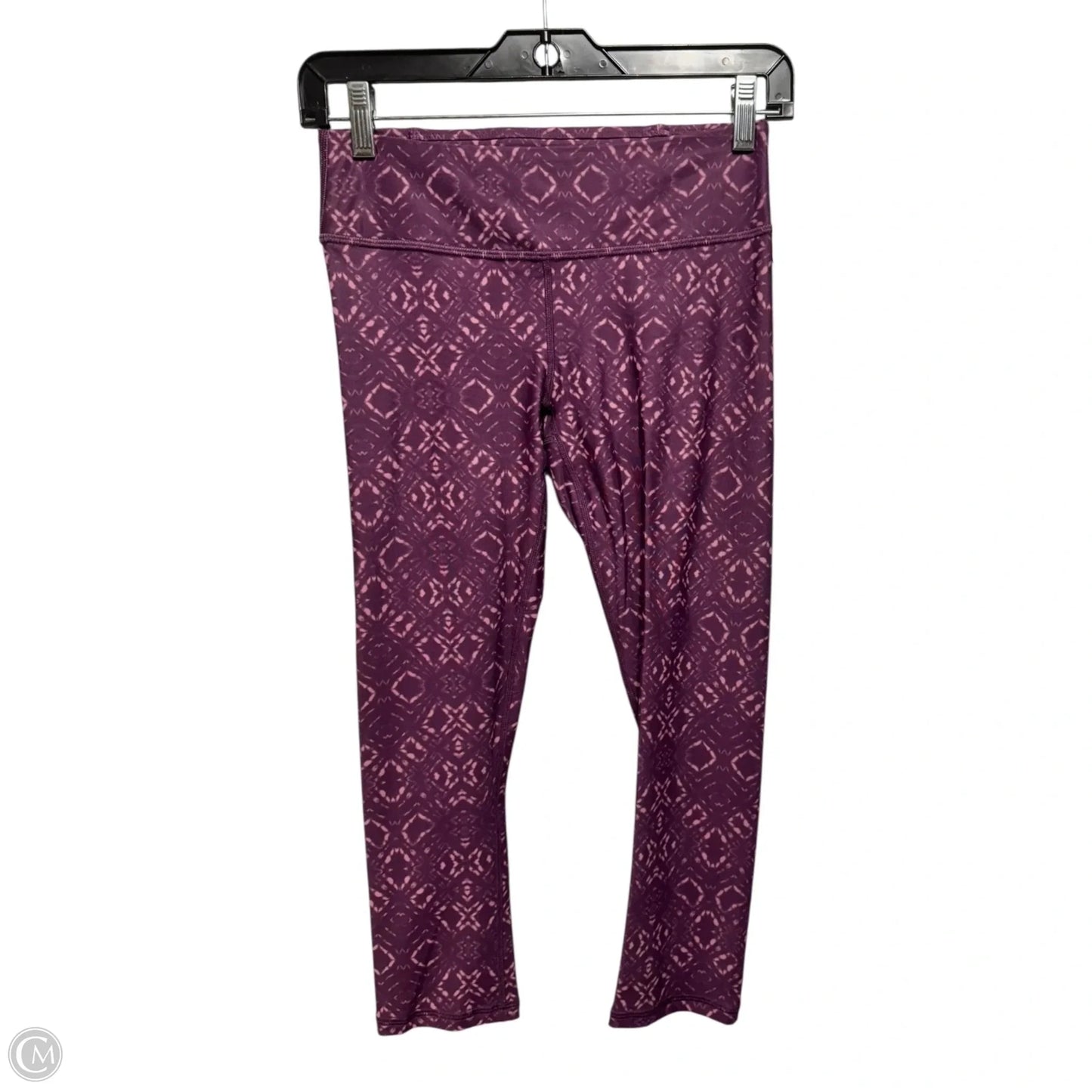 Athletic Leggings Capris By Fabletics In Purple, Size: Xs