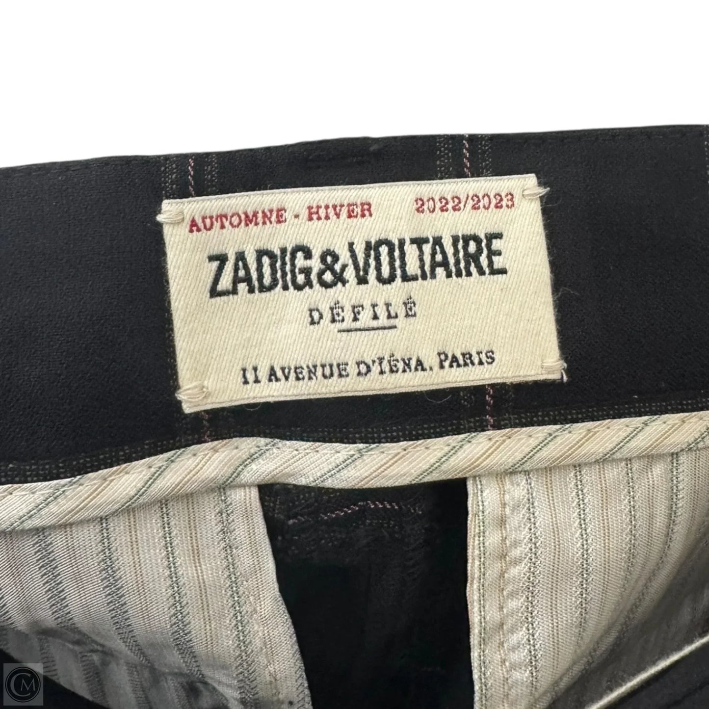 Peter Trousers By Zadig And Voltaire In Skull & Plaid Pattern, Size: S