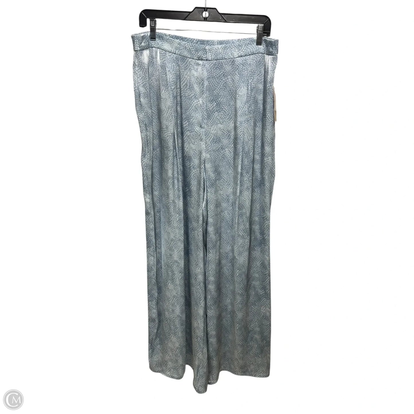 Petal Wide Leg Pants By Michael By Michael Kors In Blue, Size: L