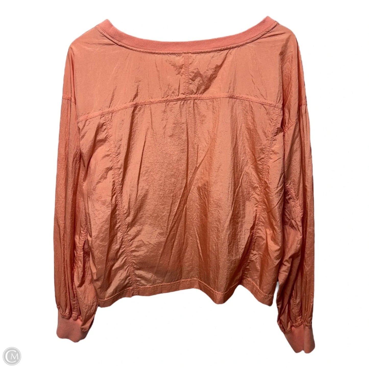 Athletic Top Long Sleeve Crewneck By Daily Practice By Anthropologie In Peach, Size: M