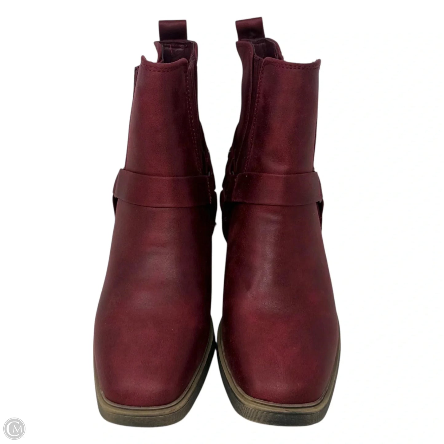 Baits Harness Booties By True Craft In Red Distressed, Size: 7.5