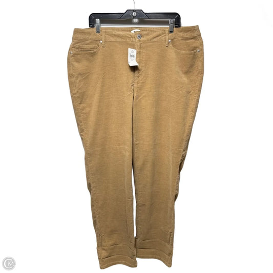 Pants Corduroy By J. Jill In Beige, Size: 20