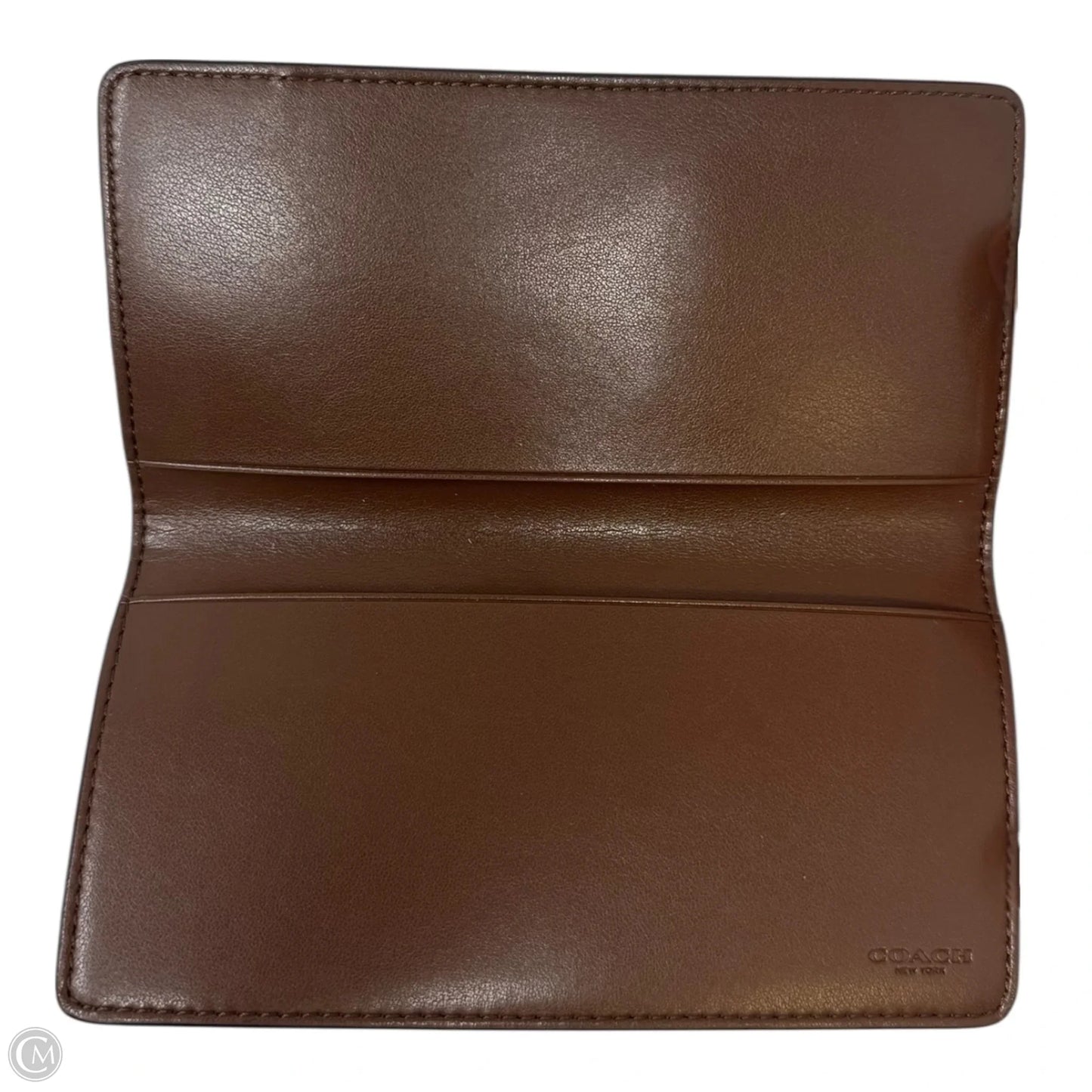 Signature Slim Envelope Wallet Designer By Coach, Size: Large