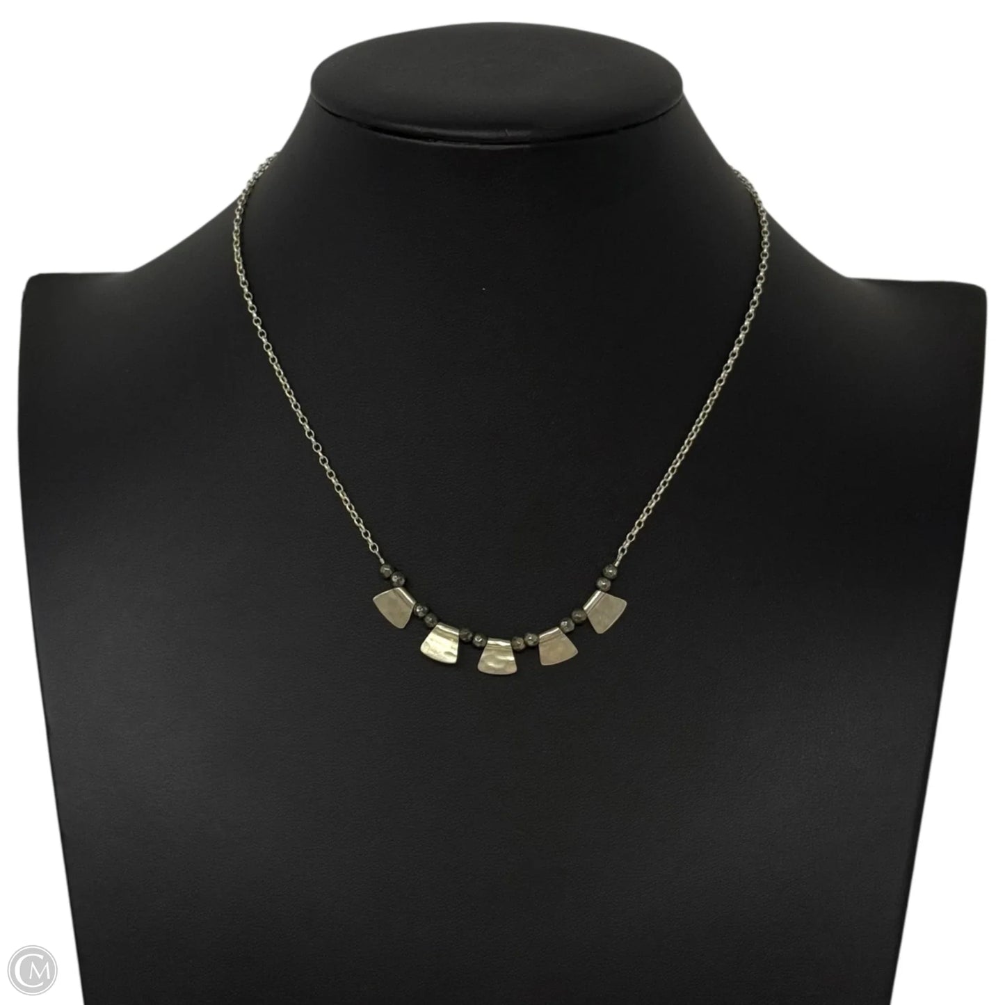 Patterned Pyrite Necklace By Silpada