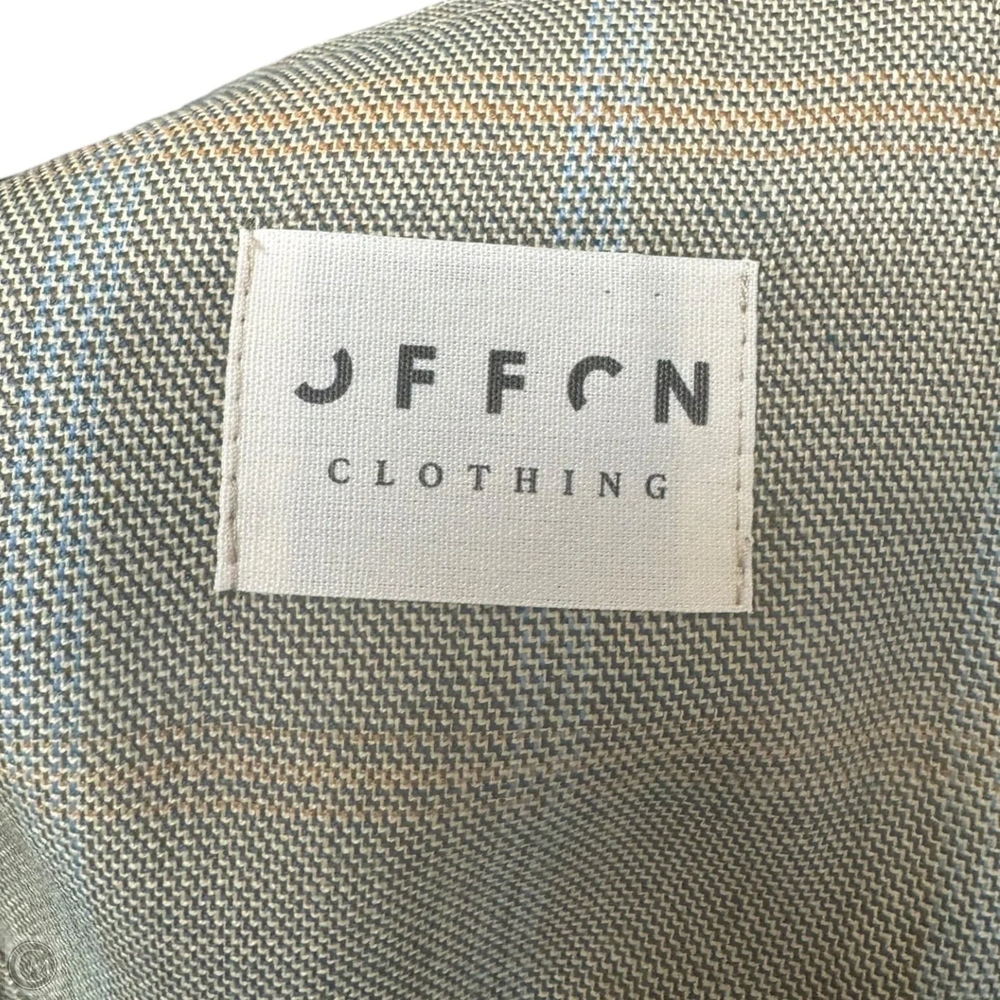 Plaid Wool Pinafore Dress By Offon In Plaid Pattern, Size: 2X