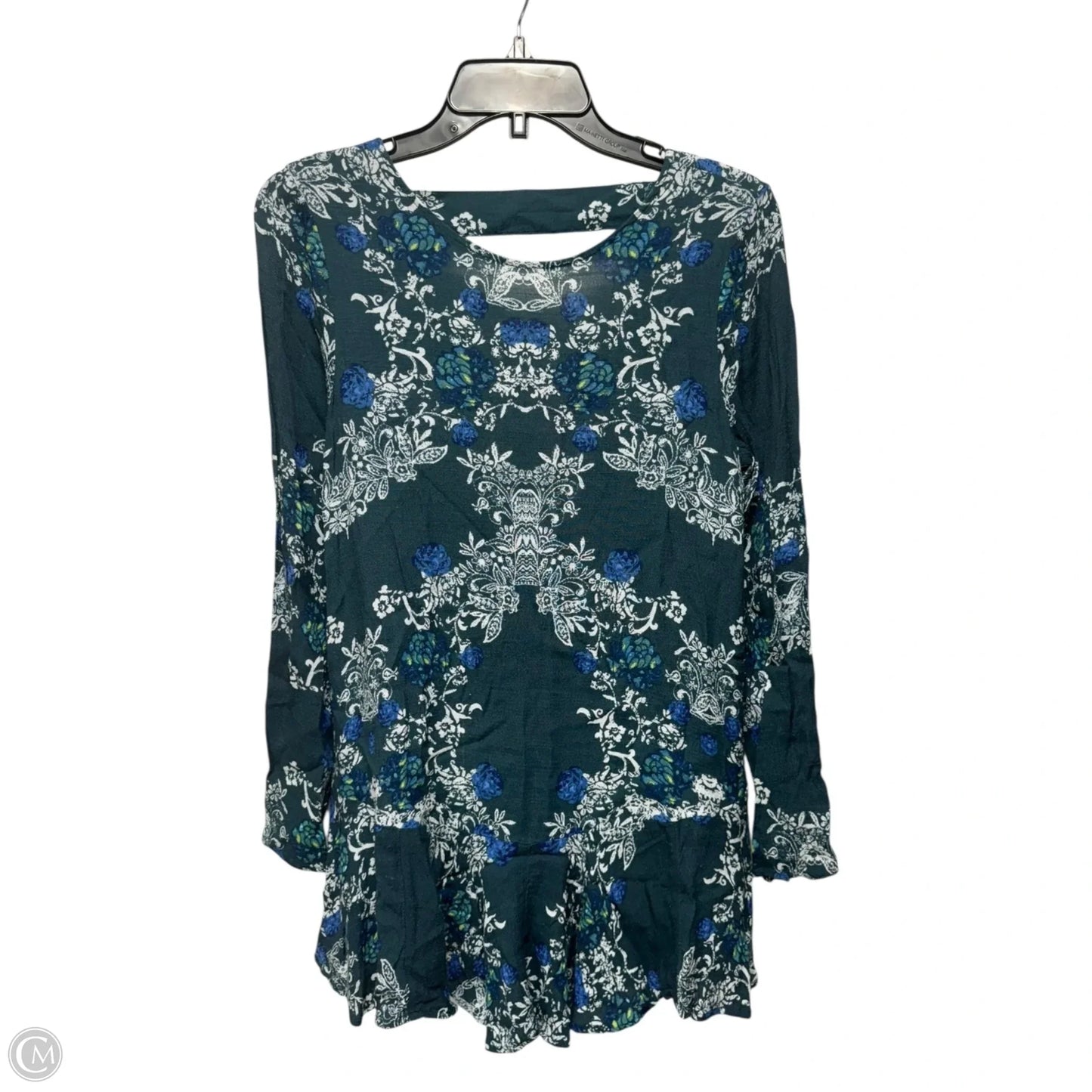 Smooth Talker Tunic Long Sleeve By Free People In Green, Size: XS