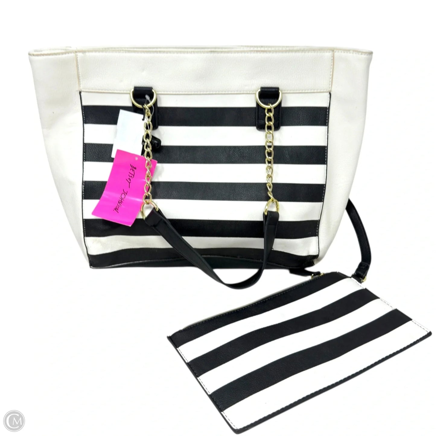 Island Tote With Pouch By Betsey Johnson, Size: Medium