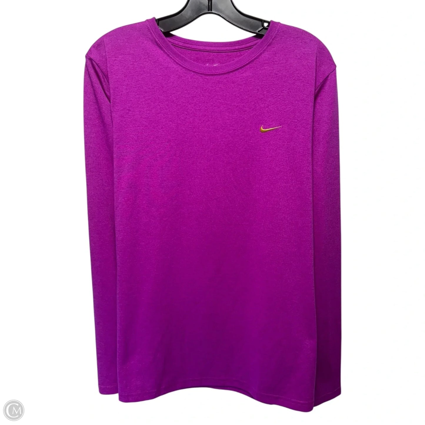 Athletic Top Long Sleeve Crewneck By Nike Apparel In Purple, Size: L