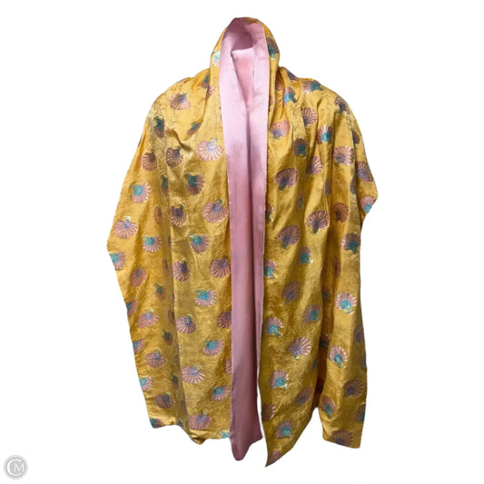 Metallic Embroidered Scarf Long