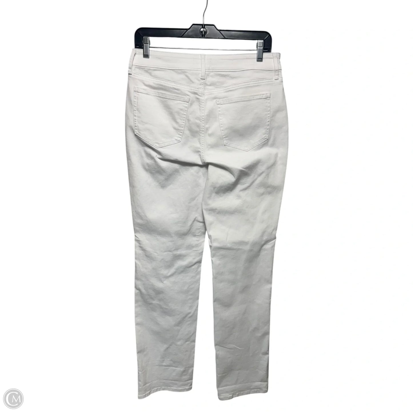 Jeans Straight By Not Your Daughters Jeans In White Denim, Size: 8