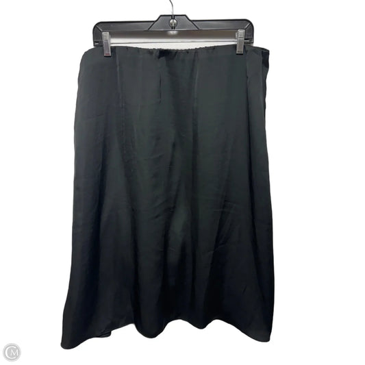Skirt Midi By J. Jill In Black, Size: Lp