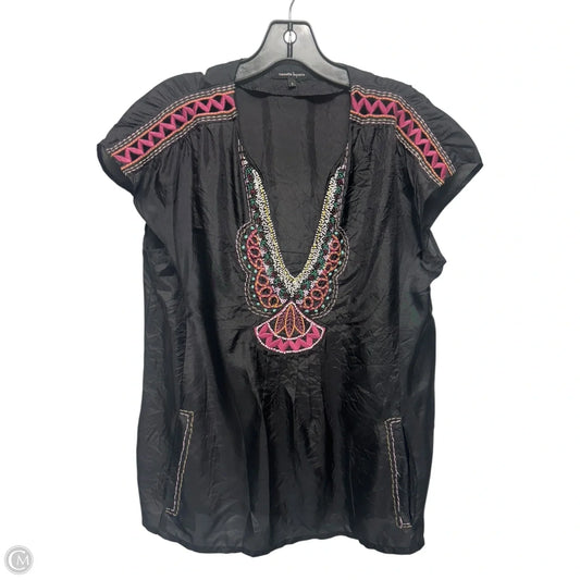 Silk Embroidered Top Sleeveless By Nanette Lepore In Multi-colored, Size: 6