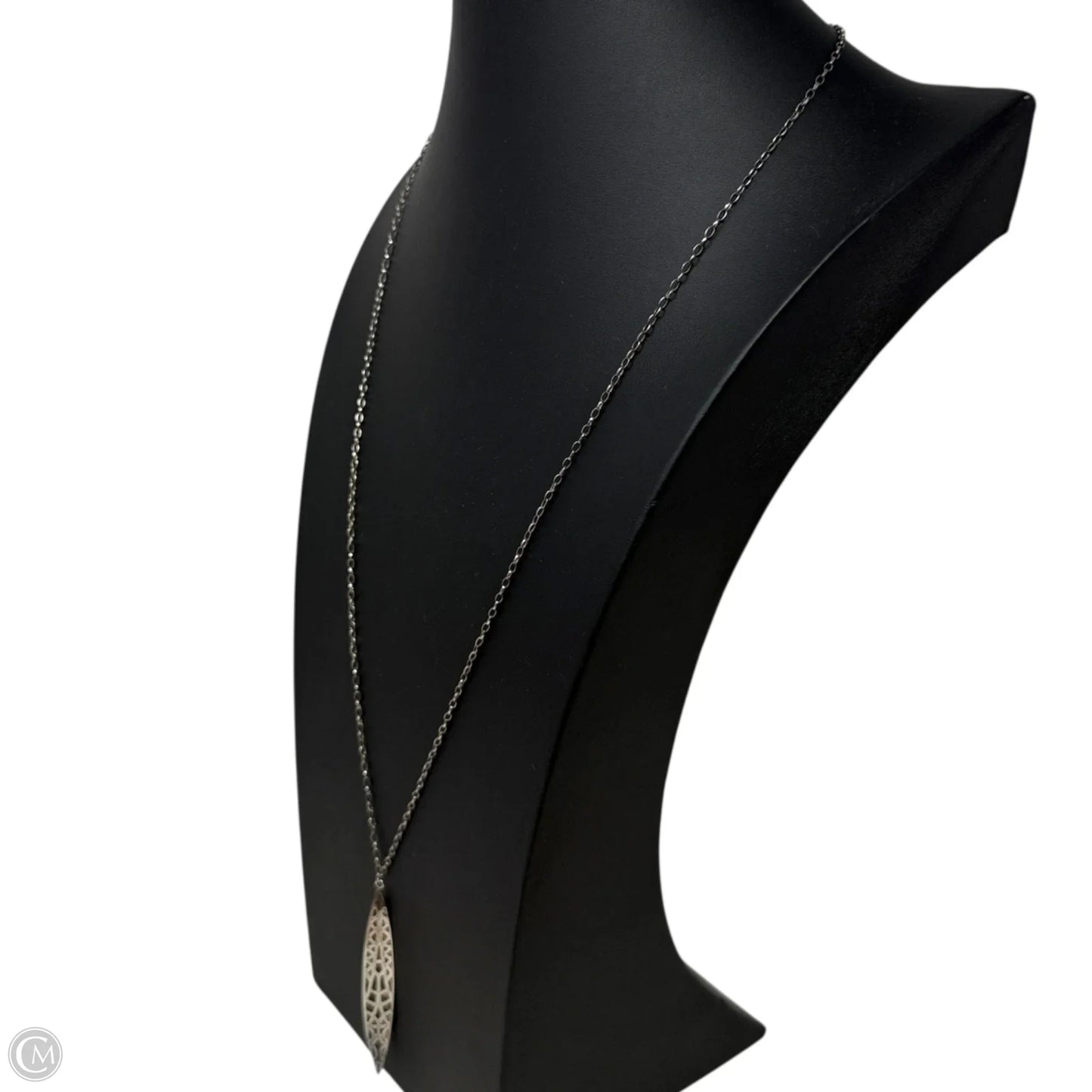 Sterling Silver Stiletto Filigree Necklace By Silpada