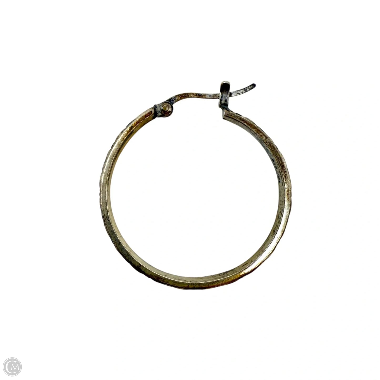 Sterling Silver Filigree Hoop Earrings