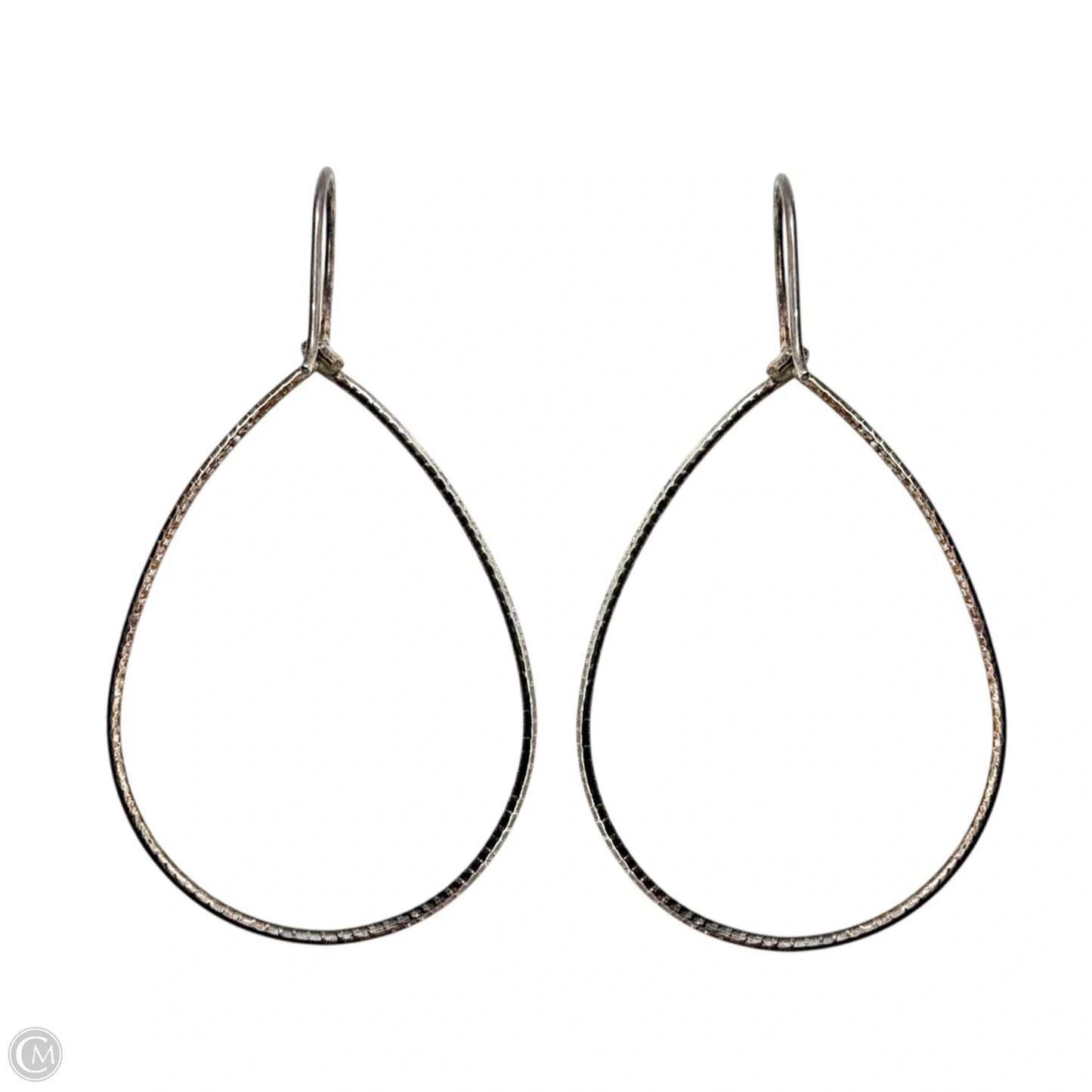 Sterling Silver Slimline Oval Drop Earrings By Silpada