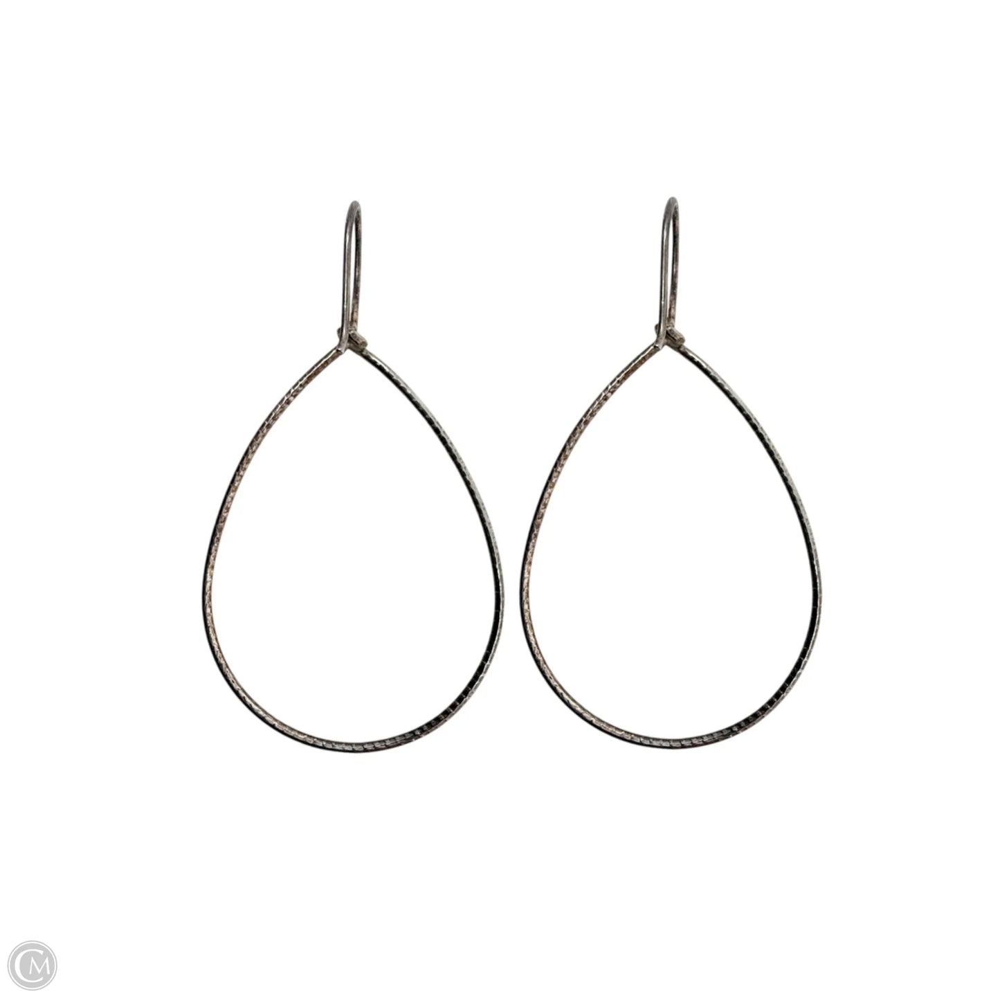Sterling Silver Slimline Oval Drop Earrings By Silpada