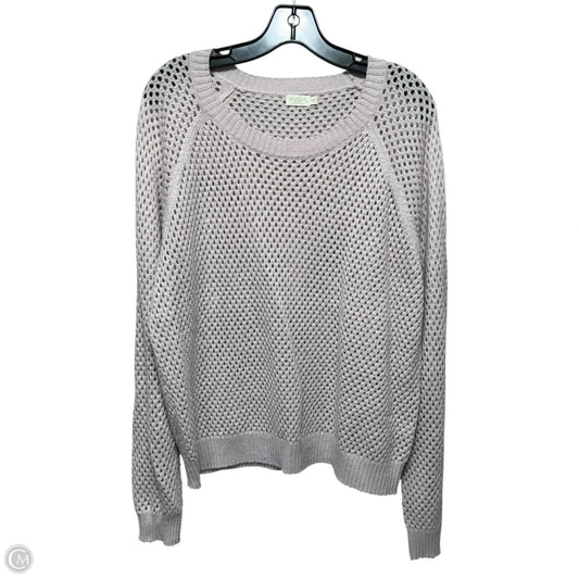 Open Knit Sweater By Spartina In Pink, Size: Xxl