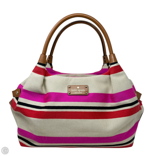 Stevie Canvas Oak Island Hobo Designer By Kate Spade, Size: Medium