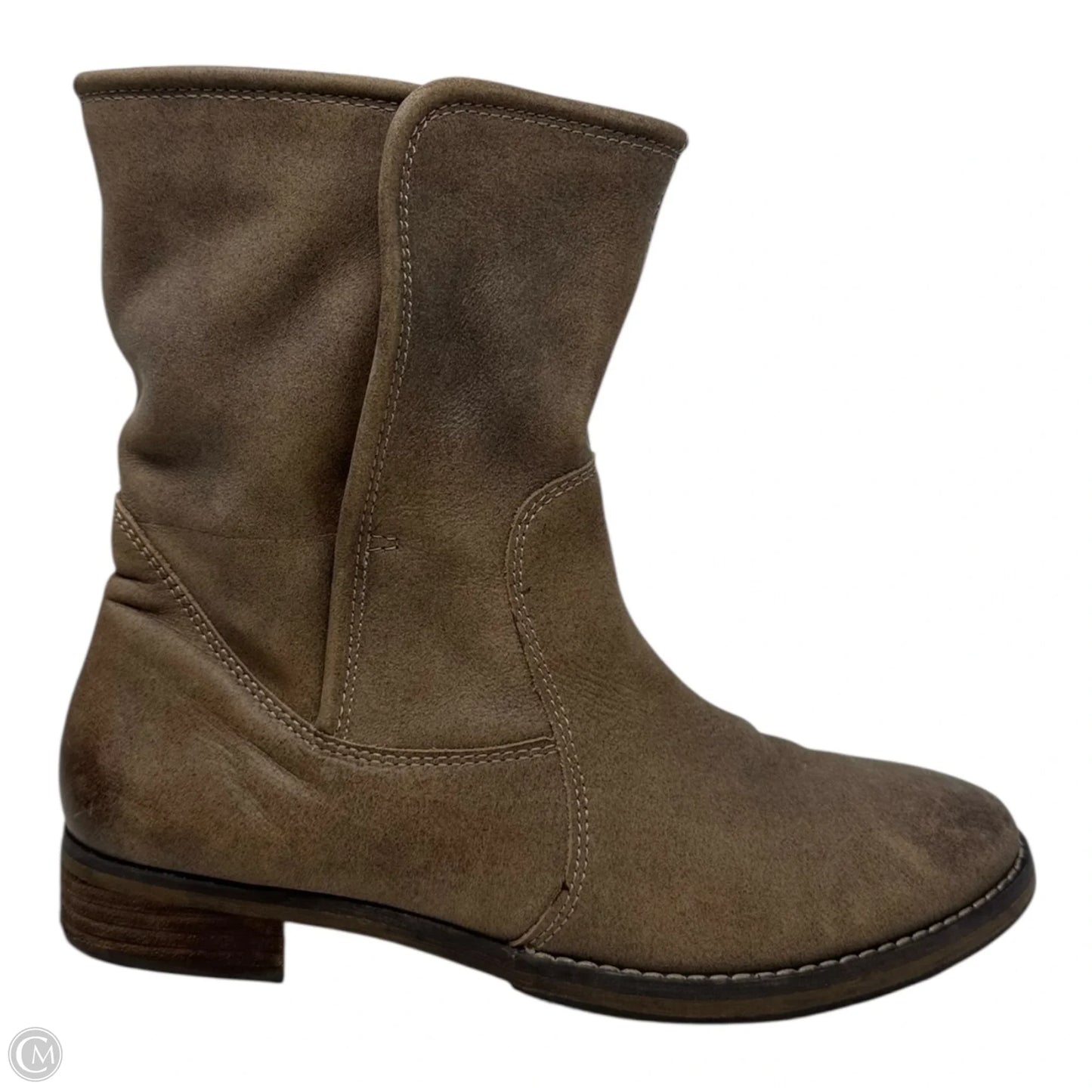 Boots Ankle Flats By Michael Shannon In Tan, Size: 8