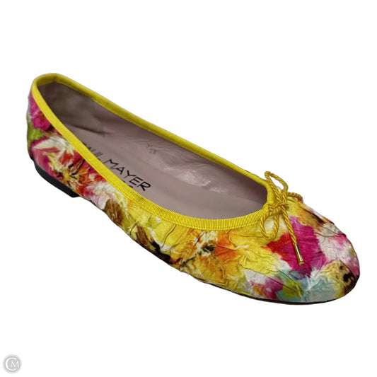 Bingo Floral Ballet Flat By Attitudes by Paul Mayer In Multi-colored, Size: 7.5