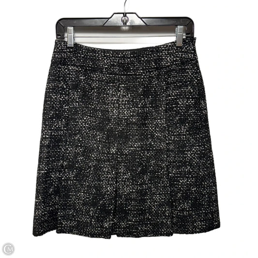 Skirt Mini & Short By Akris In Black & White, Size: 4