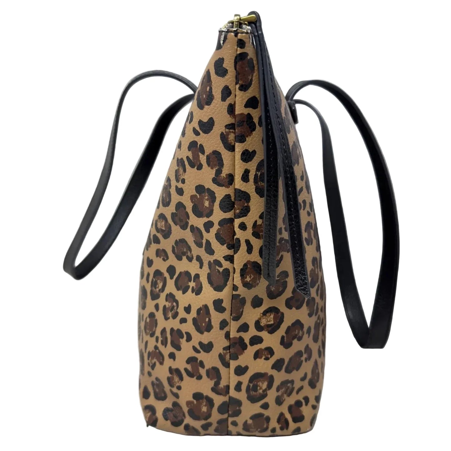 Felicity Leopard Print PVC Tote By Fossil, Size: Medium