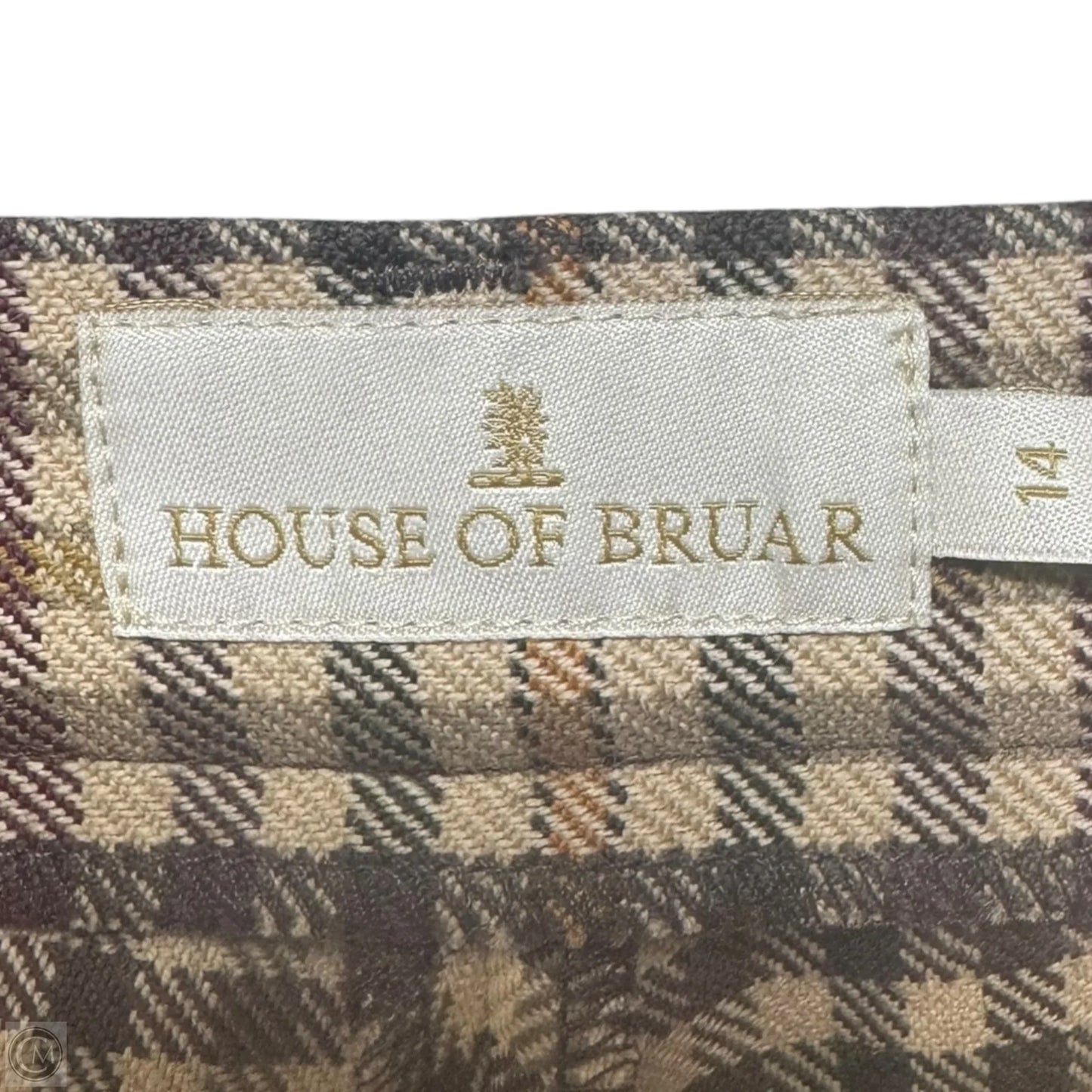 LDS Plaid Trousers x Highland By house of bruar In Plaid Pattern, Size: 14