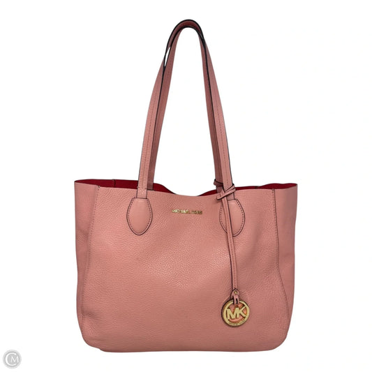 Mae Reversible Tote Handbag Leather By Michael By Michael Kors, Size: Large