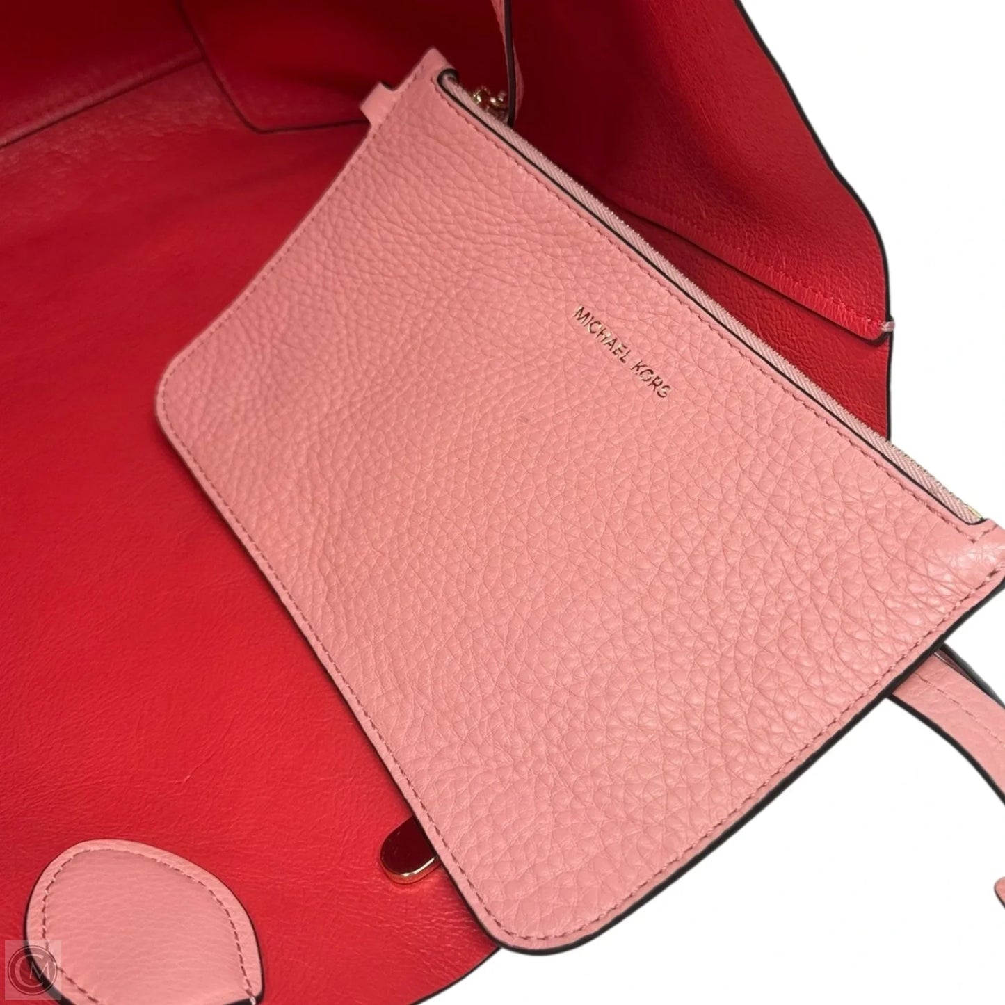 Mae Reversible Tote Handbag Leather By Michael By Michael Kors, Size: Large