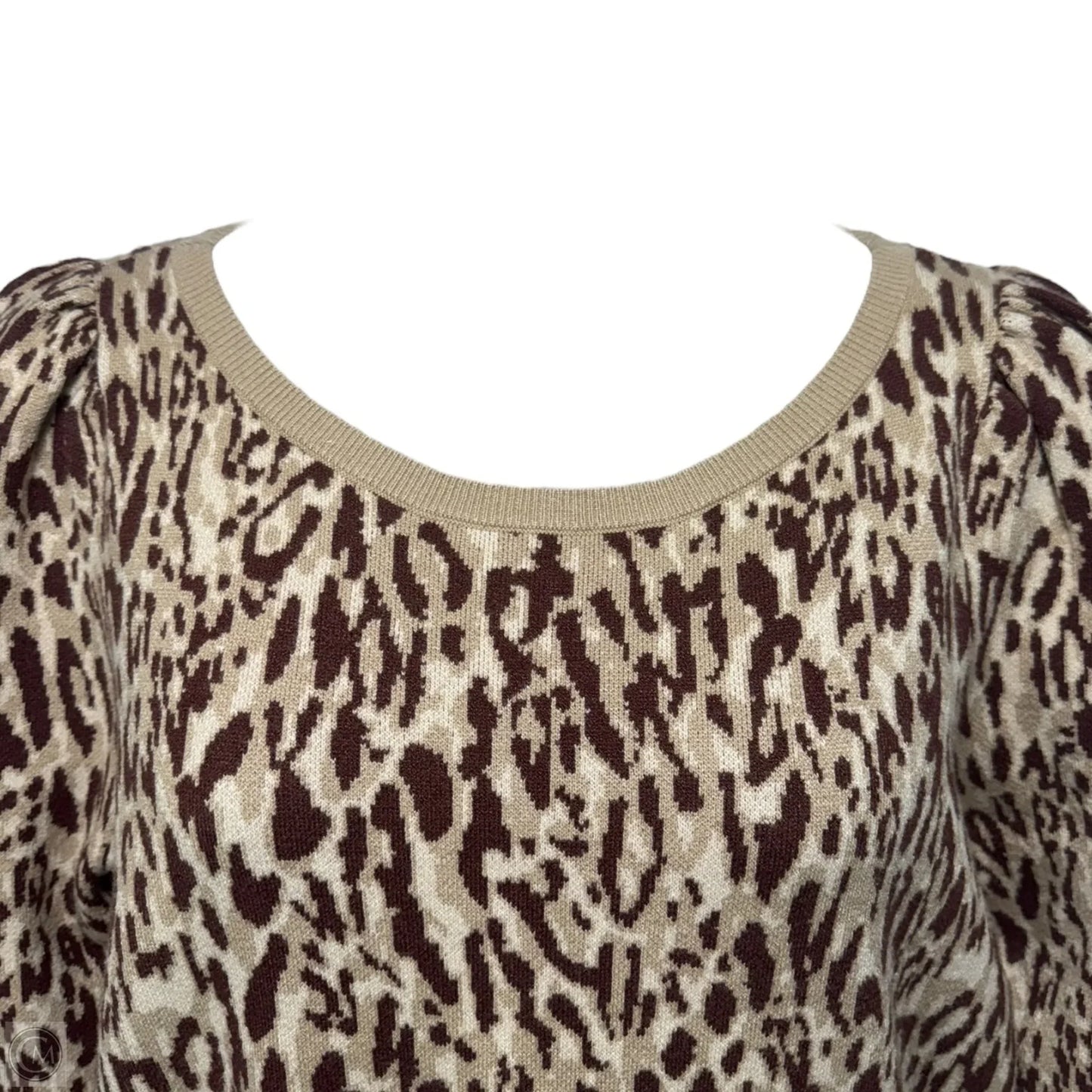 Sweater By Maeve In Animal Print, Size: Xl