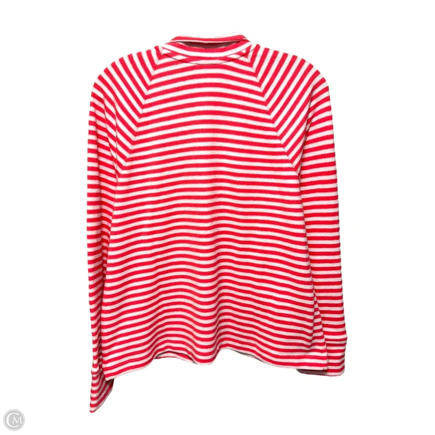 Cassie Popover Sweater Designer By Lilly Pulitzer In Cane Coral St Tropez Stripe, Size: M