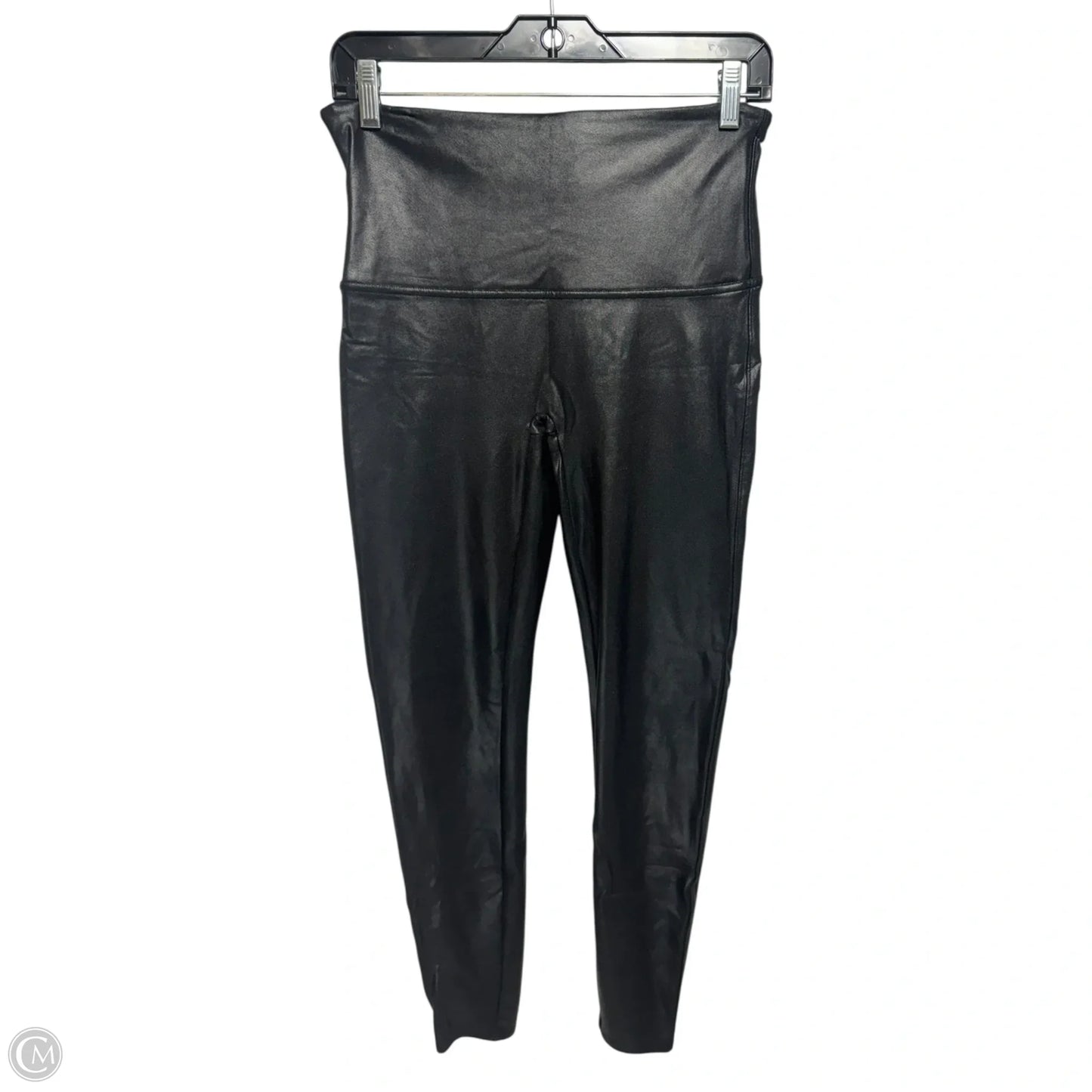 Metallic Pants Leggings By Spanx In Black, Size: Xl