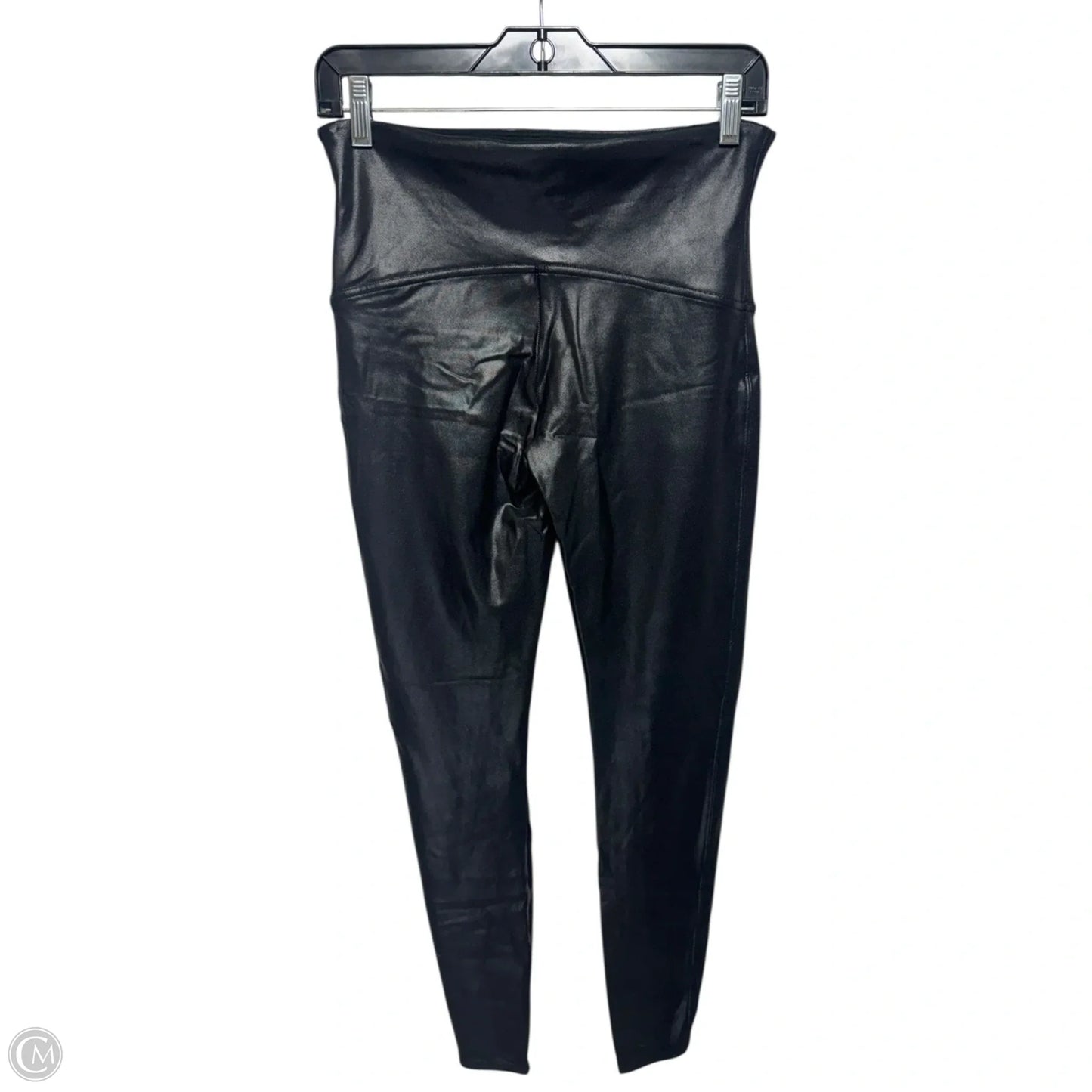 Metallic Pants Leggings By Spanx In Black, Size: Xl