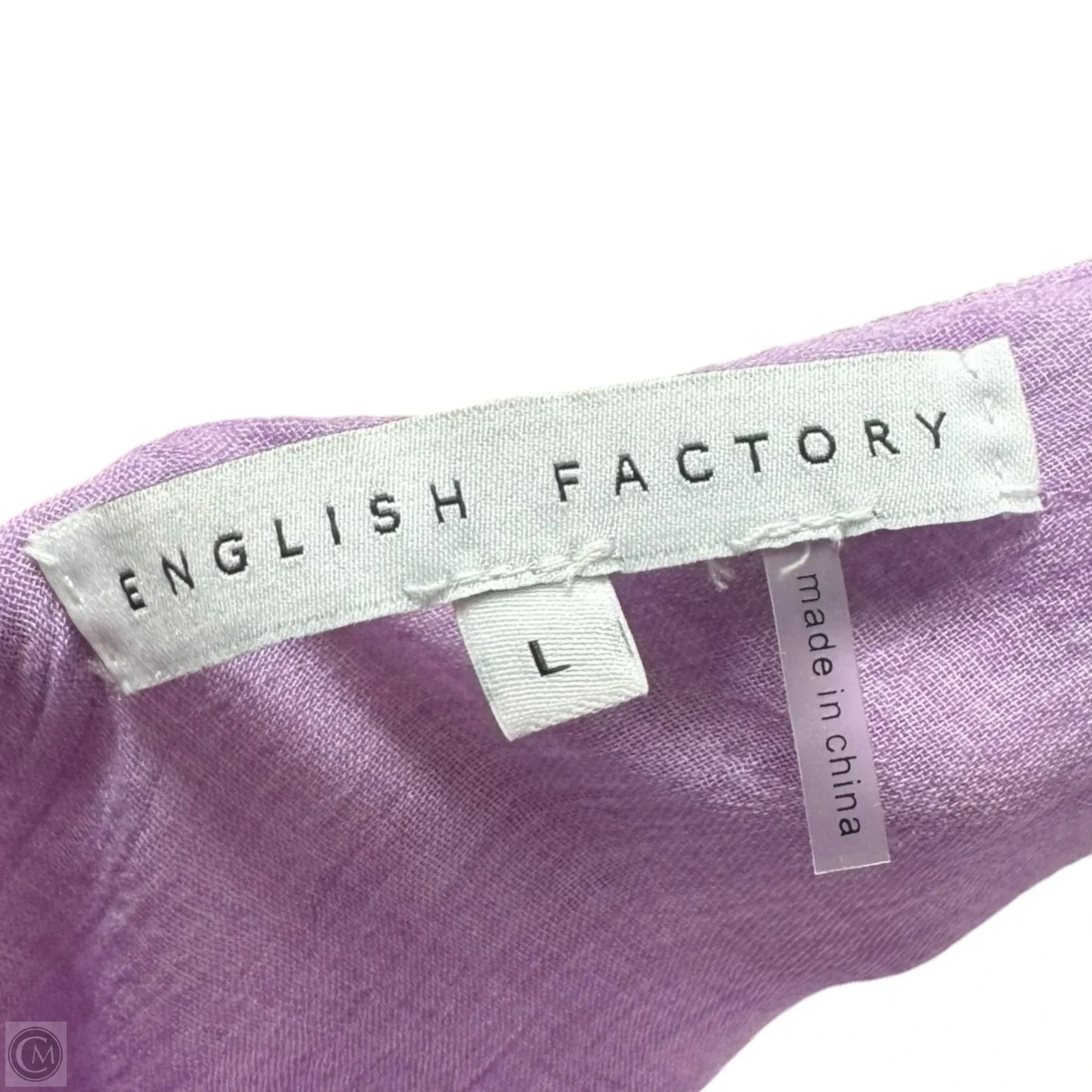 Tiered Dress Casual Maxi By English Factory In Purple, Size: L