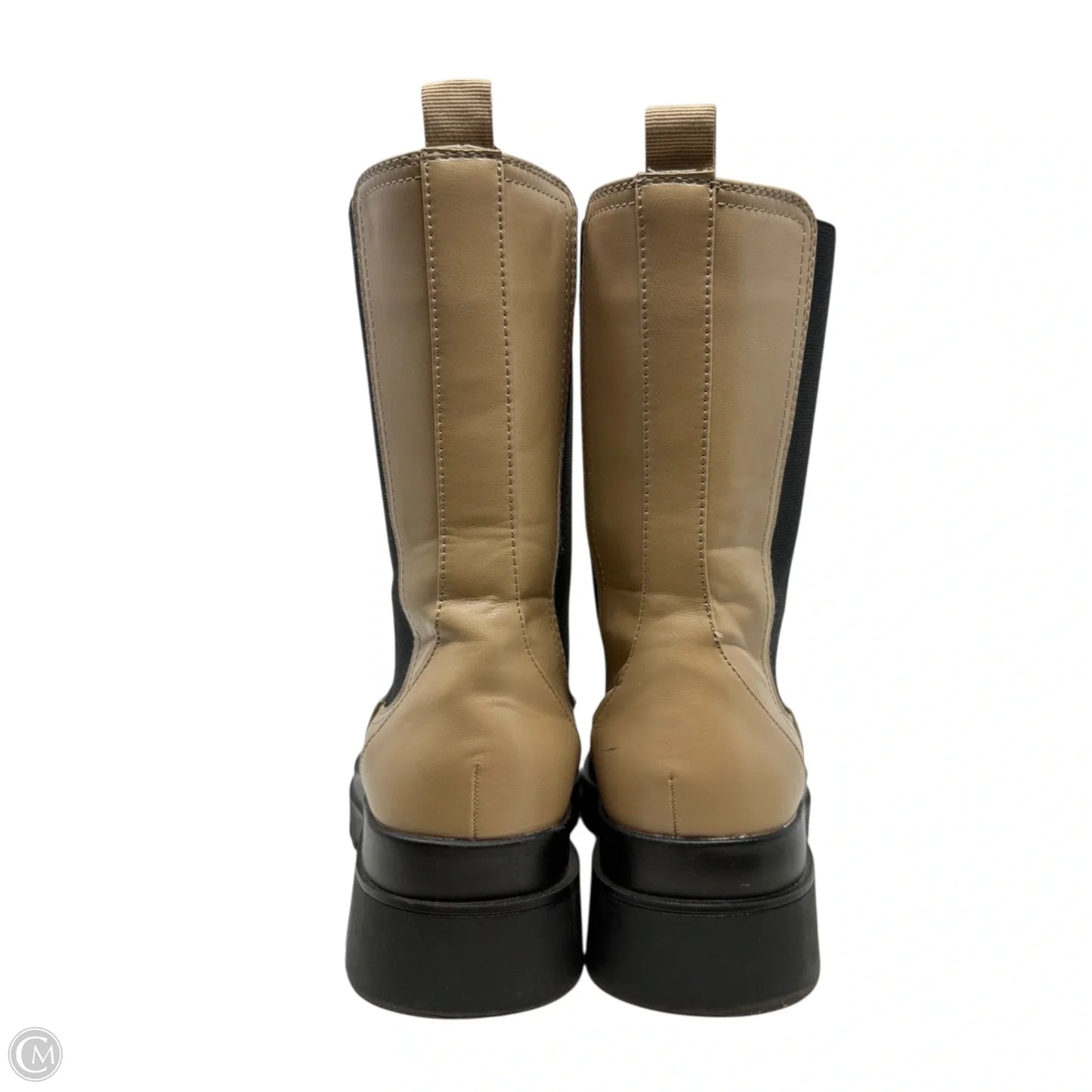 Candide Ankle Boots By Just Fab In Tan, Size: 11