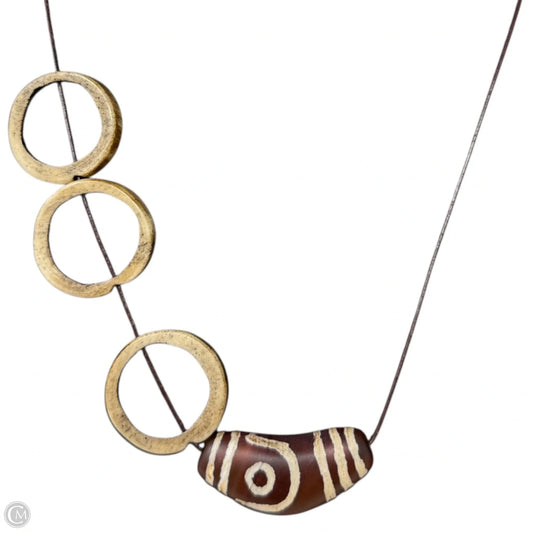 Ethnic Beaded Leather Necklace