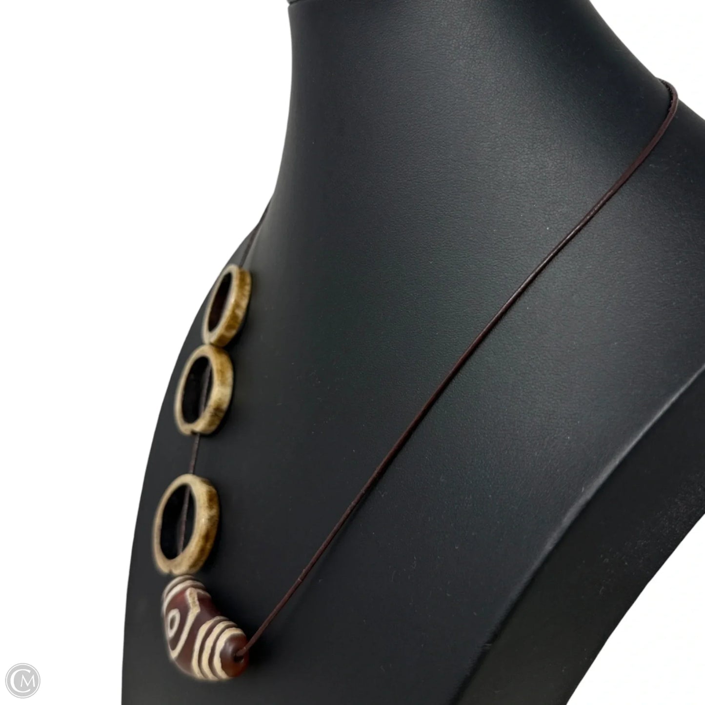 Ethnic Beaded Leather Necklace