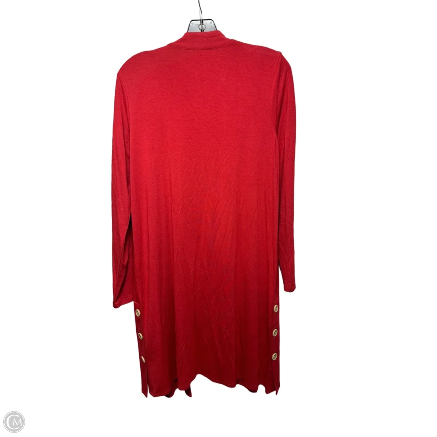 Sweater Cardigan By J. Jill In Red, Size: S