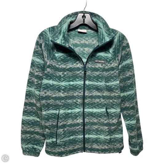 Jacket Fleece By Columbia In Green, Size: S