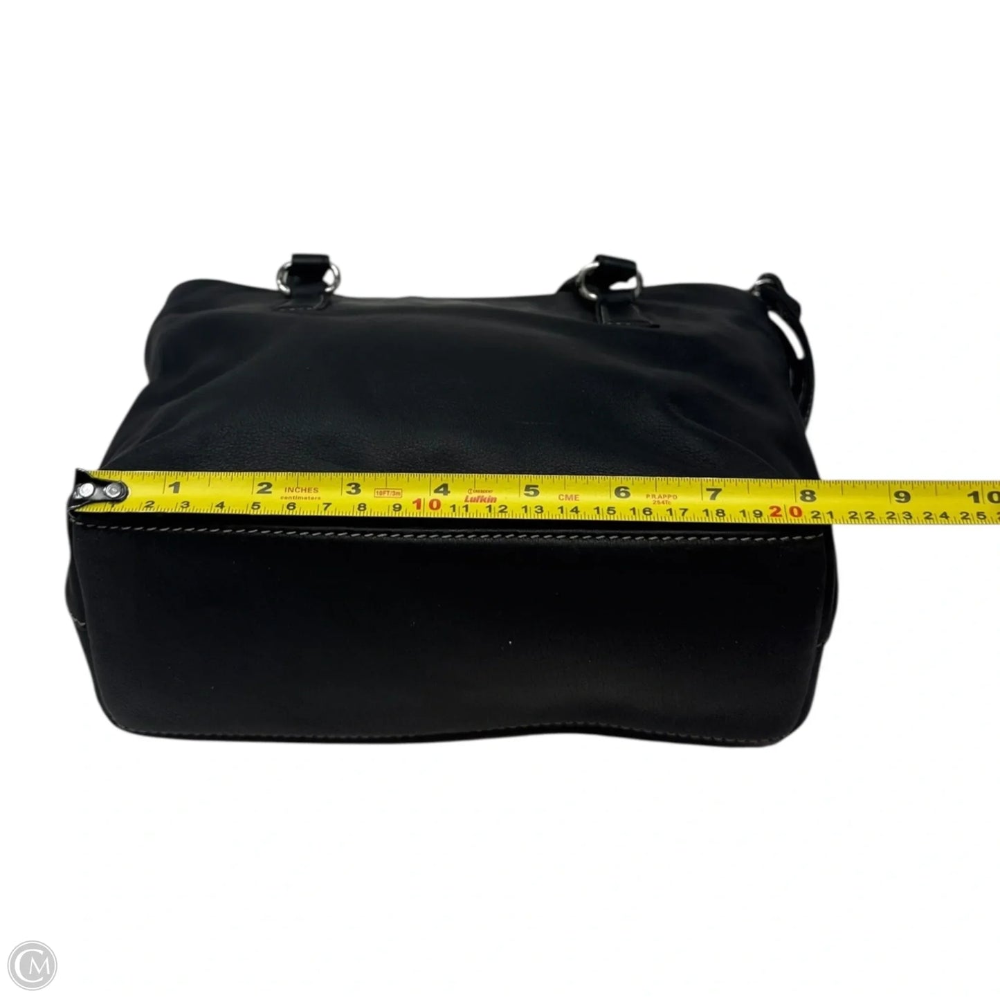 Handbag Leather By Fossil, Size: Small