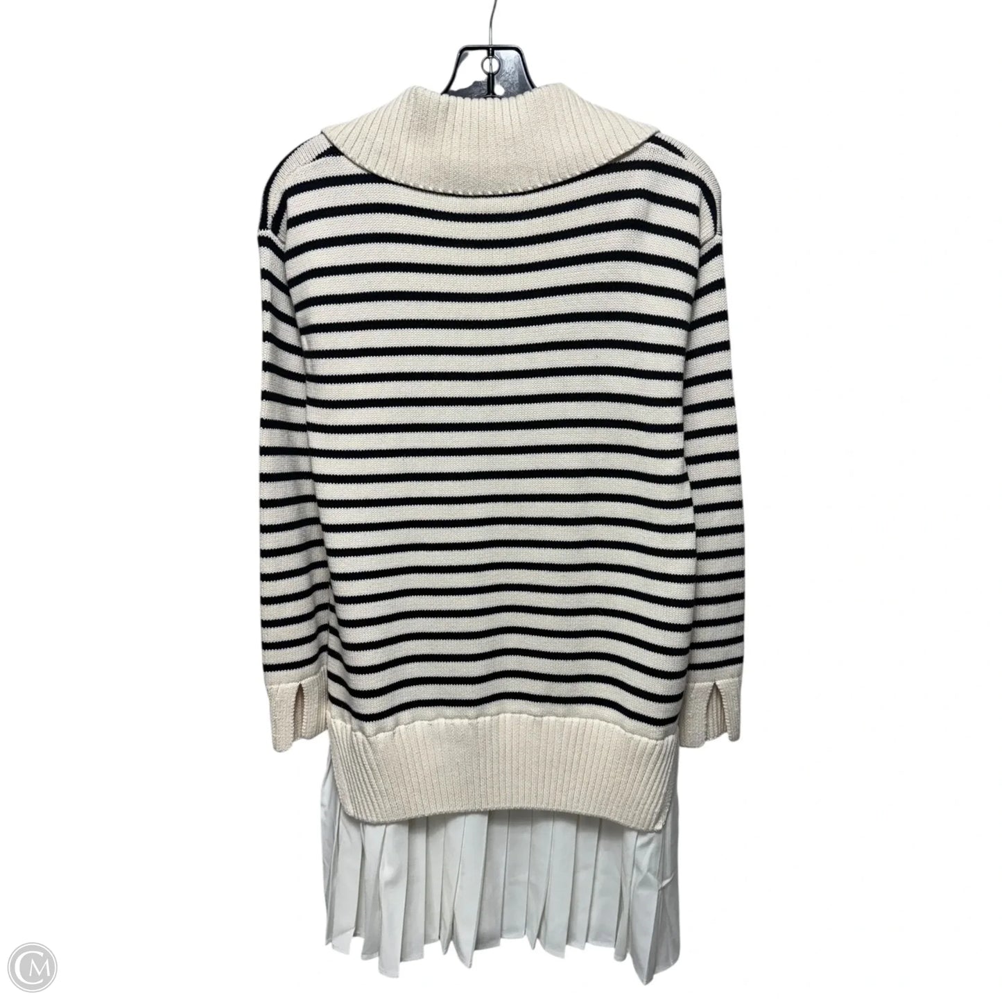 Sweater By English Factory In Striped Pattern, Size: Xs