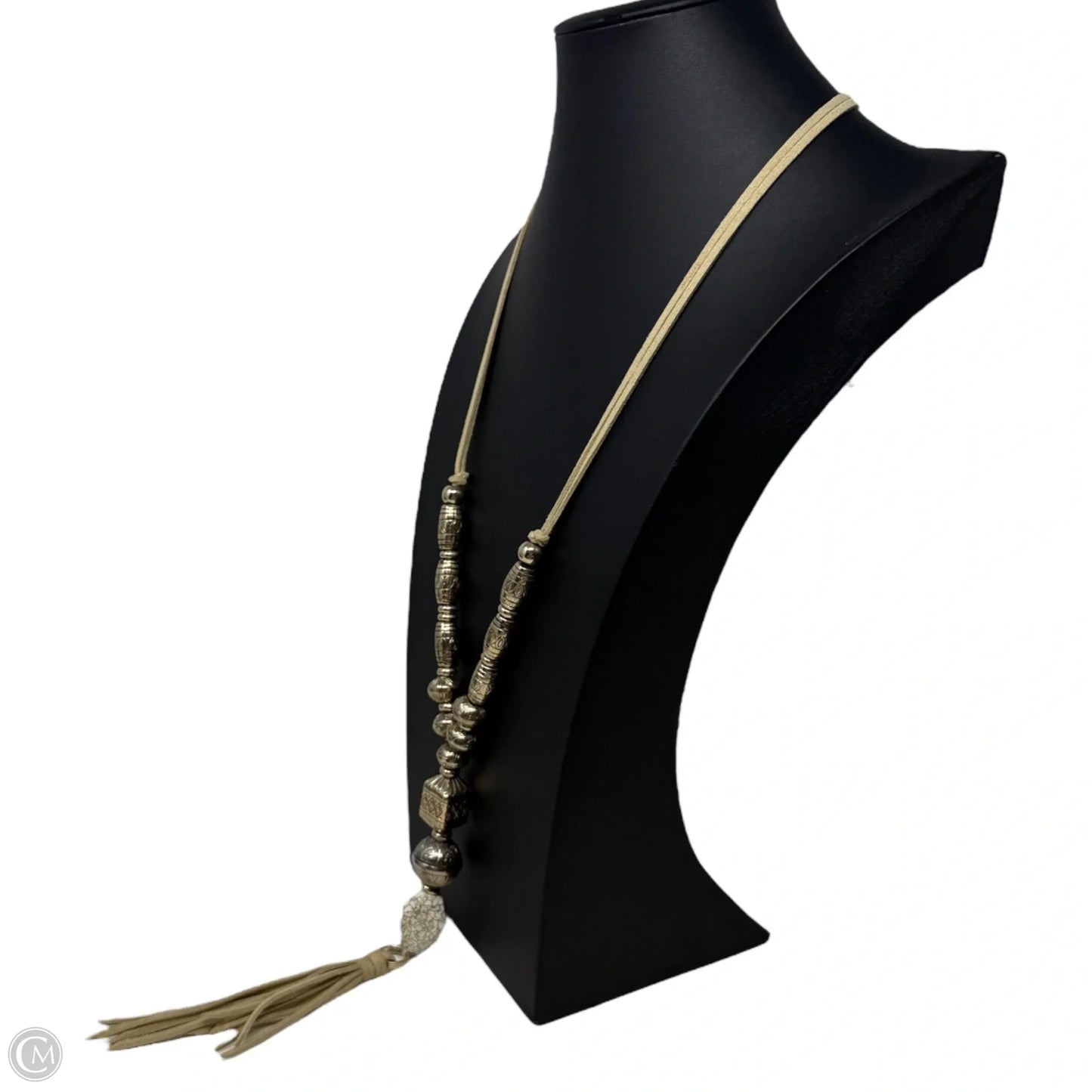 Long Beaded Tassel Necklace Lariat & Y-drop By Chicos